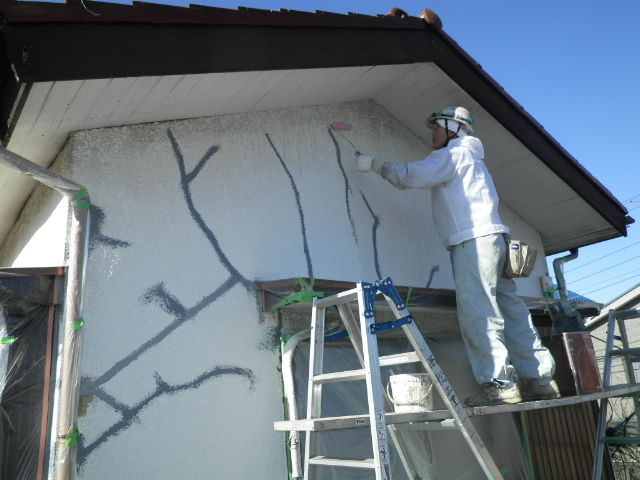 和室の壁雨漏り